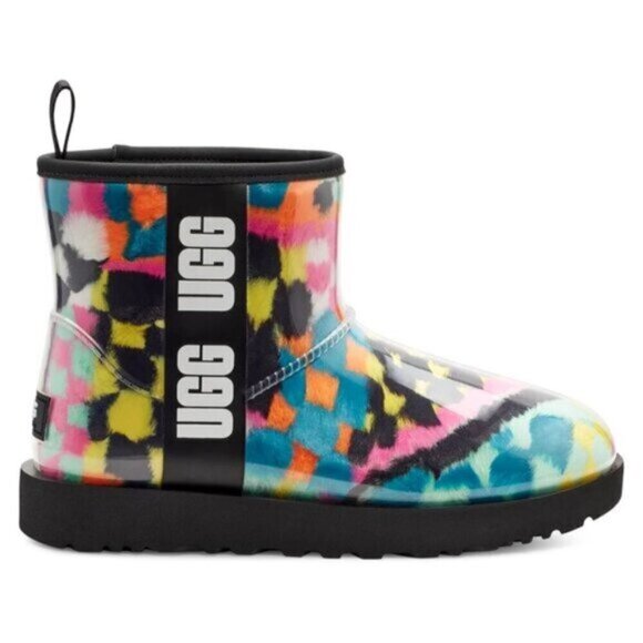 UGG Shoes - UGG Classic Clear Colourful Checks Boot - 6 - 6.5US